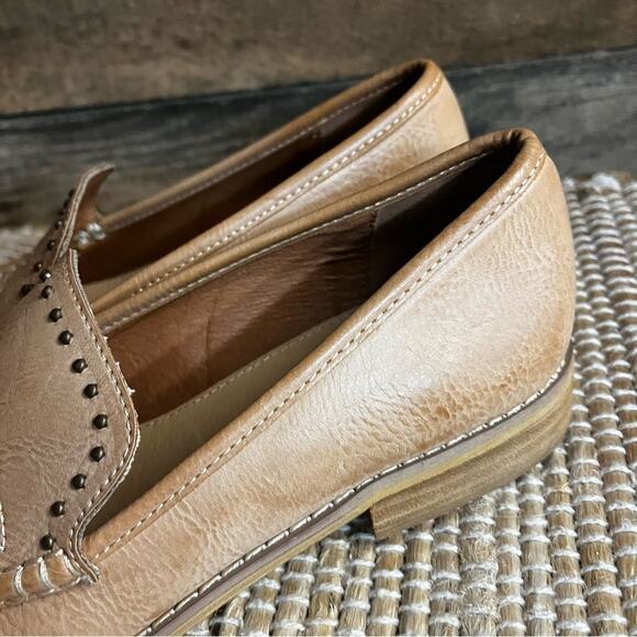 Mi.Im Tan Pointed Toe Genuine Leather Flats Size 6 - Picture 7 of 13